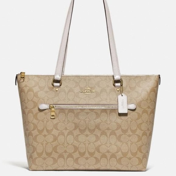 Coach Handbags - Coach Brown Signature Gallery Tote